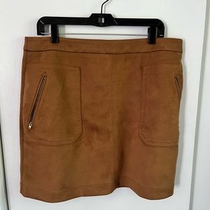 Faux Suede skirt